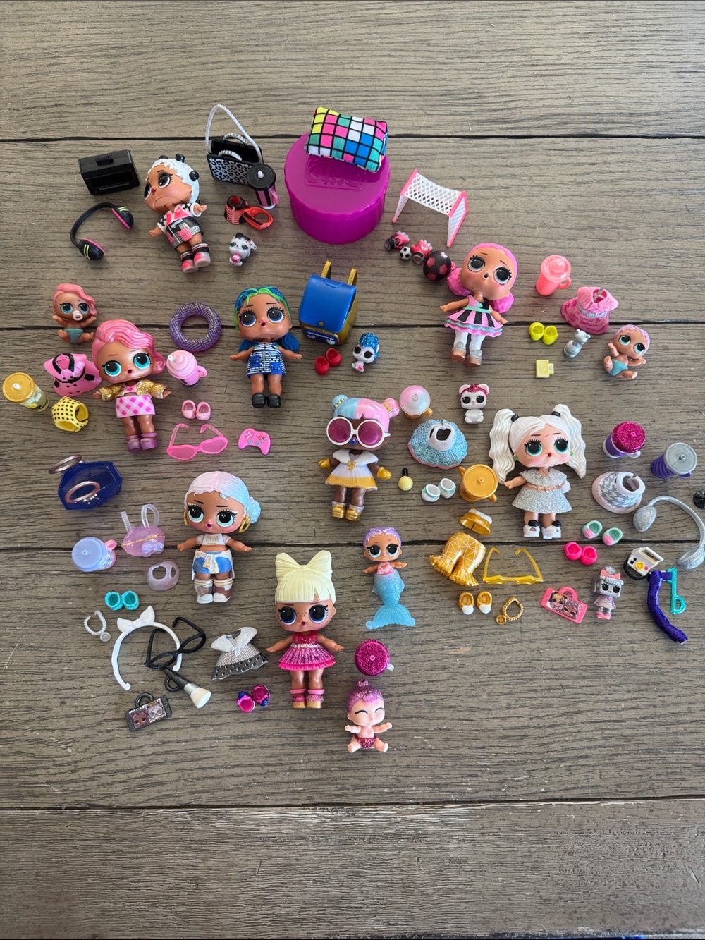 Bundle of LOL Surprise Dolls, Babies, and Pets